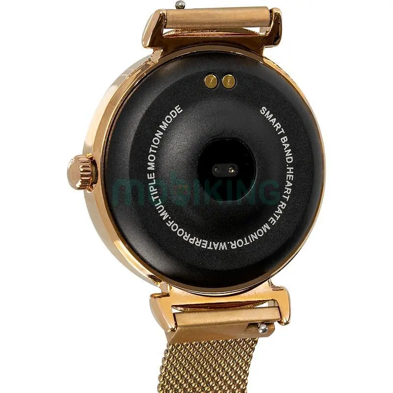 Фитнес-браслет Swarovski L12 умные часы золотистые - фото 3