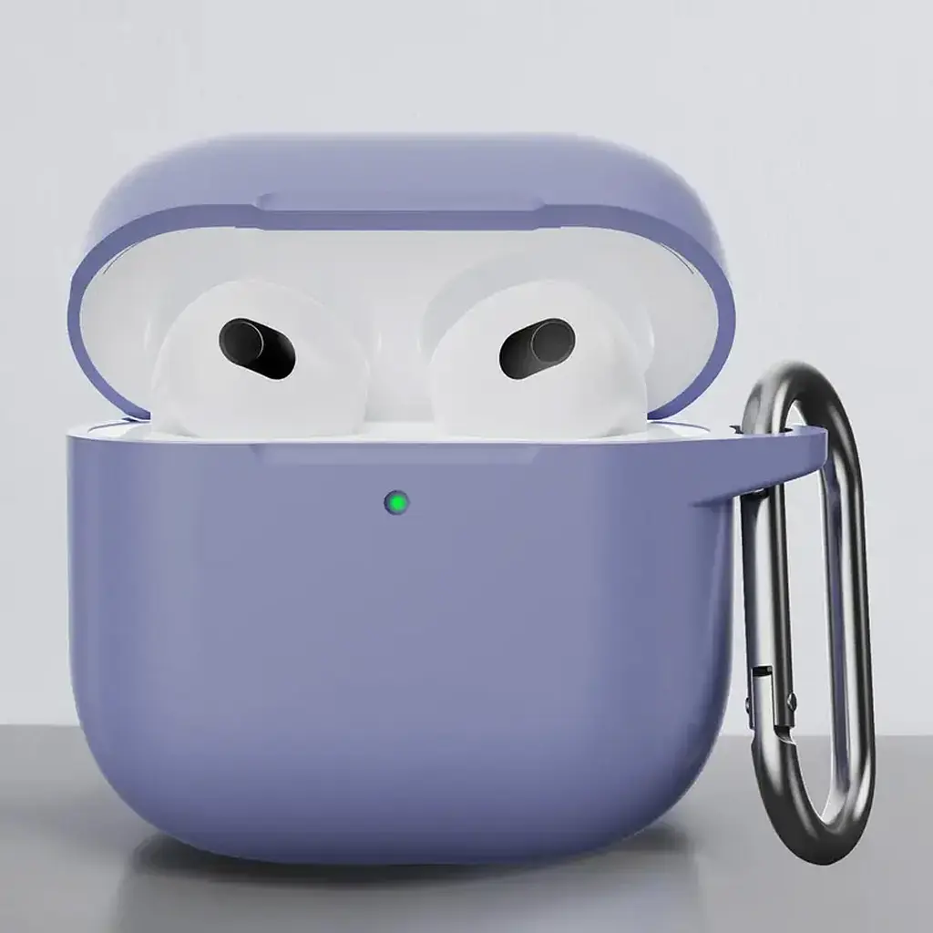 Чохол Silicone Case для Apple AirPods 4 Lavender [122756] - фото 3