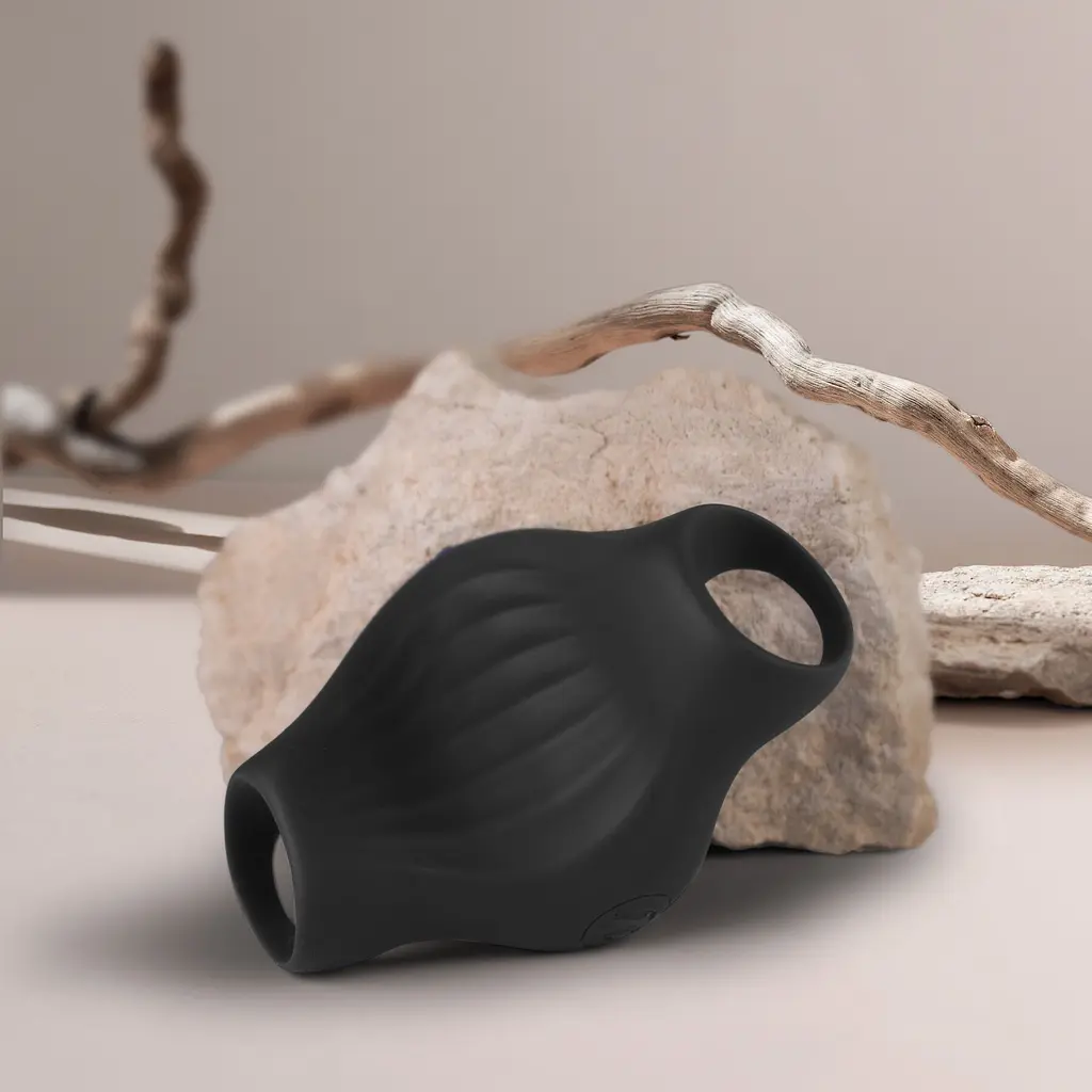 Мастурбатор Rocks Off Palm Black, петлі для пальців, 10 режимів - фото 5