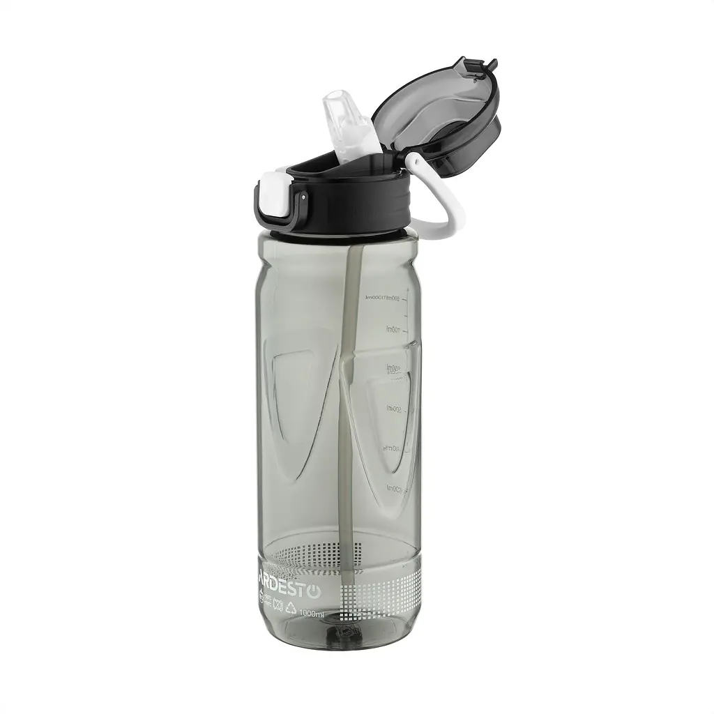 Бутылка для воды Ardesto Sport 1000 мл черная (AR2210EG) - фото 5