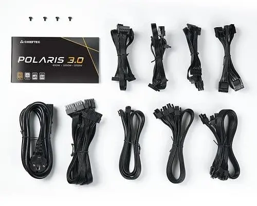 Блок живлення 1050 Вт, POLARIS 3.0, Black, модульний Chieftec teh0028920 - фото 4
