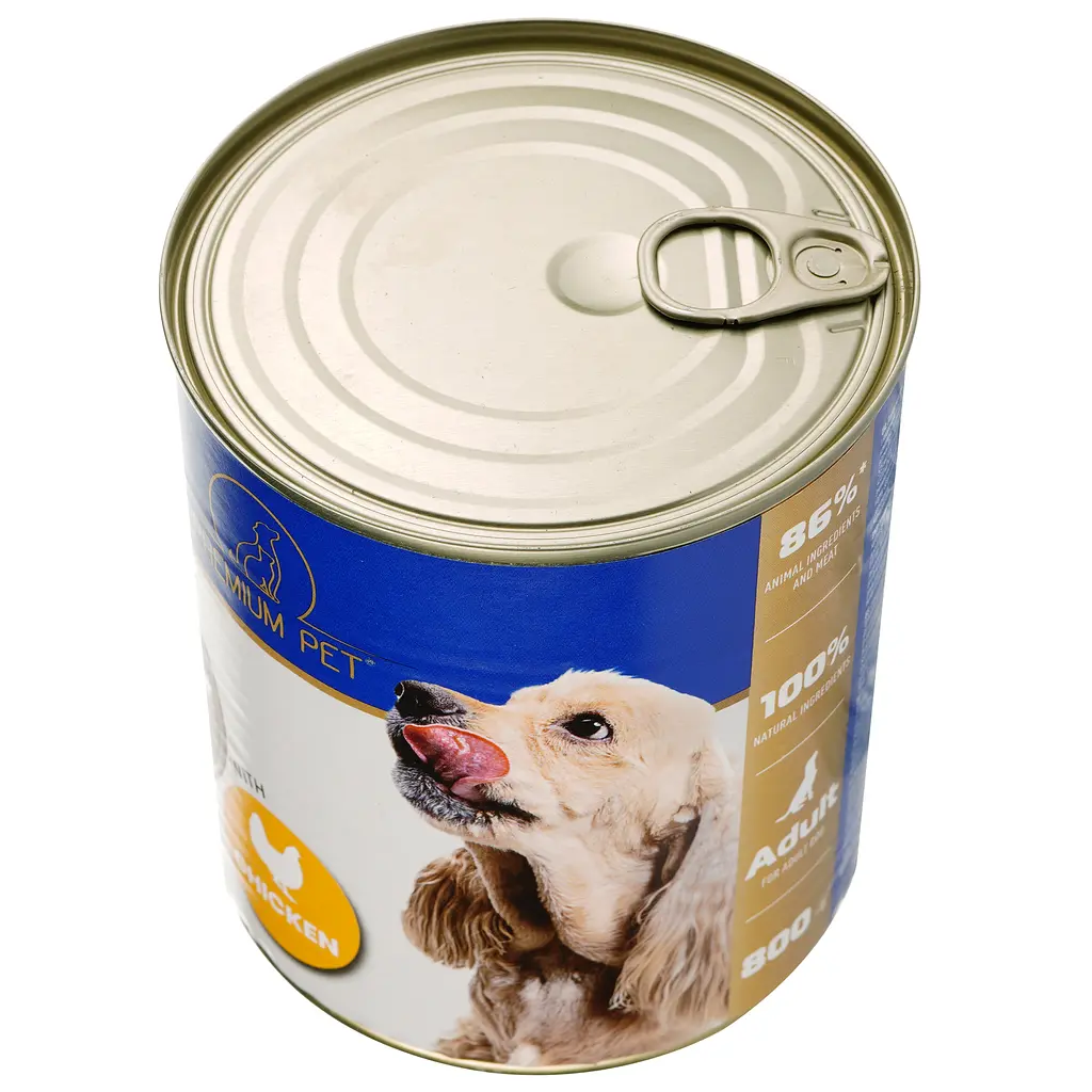 Паштет для дорослих собак Premium Pet з куркою 800 г - фото 3