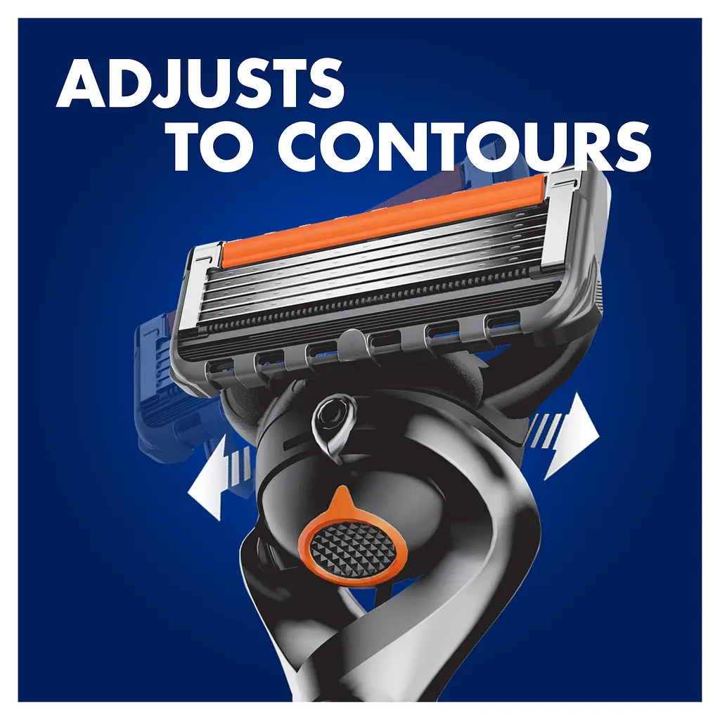 Подарунковий набір Gillette: Бритва ProGlide + Змінні картриджі для гоління 2 шт. + Гель для гоління Fusion5 200 мл - фото 3