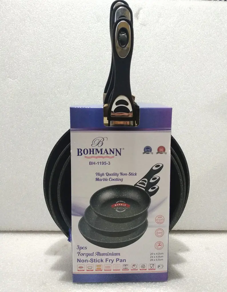 Набір сковорідок Bohmann BH 9511-3 - фото 6