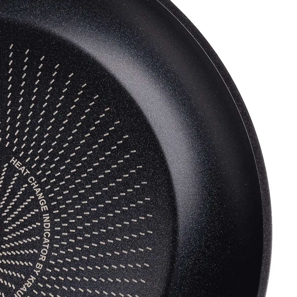 Набір сковорідок Smart Fry (24, 26, 28 см) + універсальна кришка та кухонні щипці - фото 3
