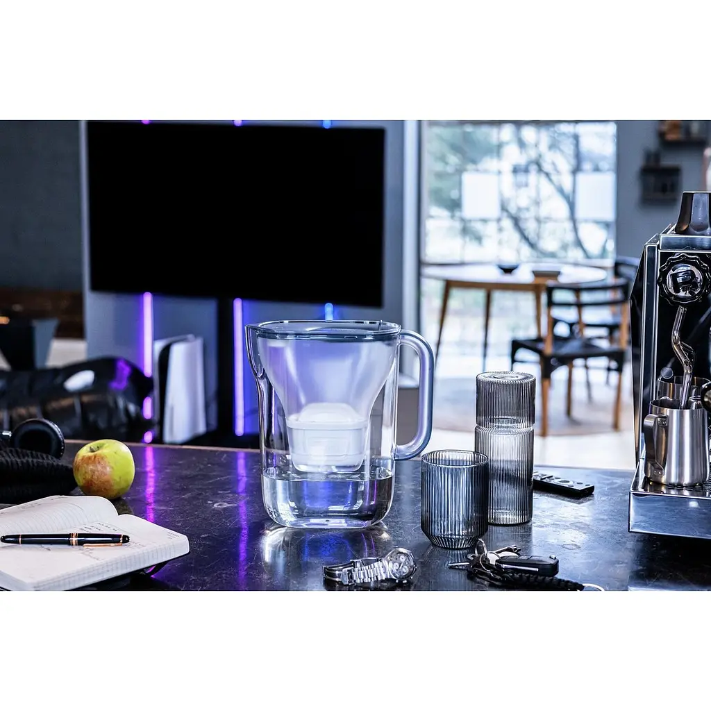 Фільтр-глечик Brita Style Essential XL Mxpro та 3 картриджа сіро-блакитний (1059312) - фото 8