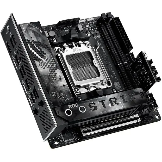 Материнська плата Asus Rog Strix X870-I Gaming WIFI sAM5 X870 2xDDR5 M.2 HDMI WiFi BT mITX - фото 8