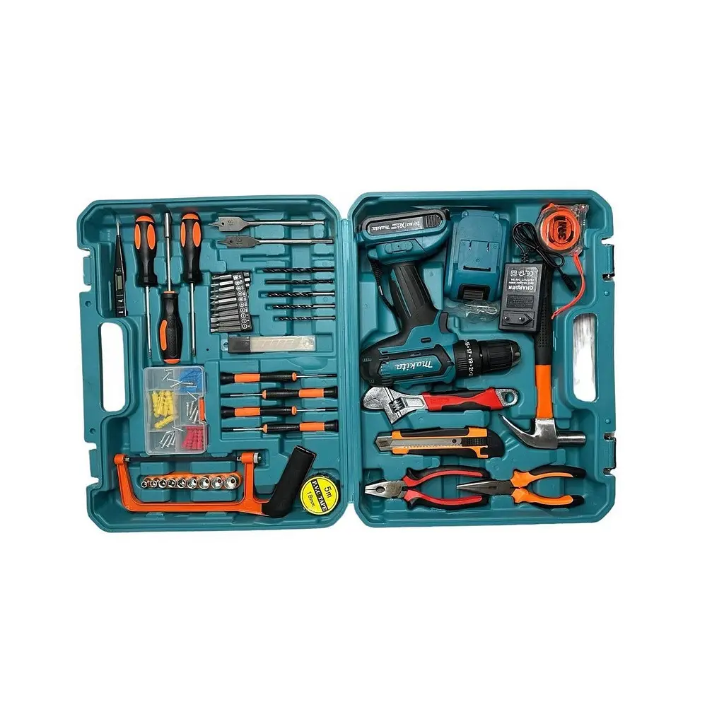 Акумуляторний дриль-шуруповерт DF550DWE 24V 5A/h Li-Ion з набором інструментів 40 предметів - фото 3