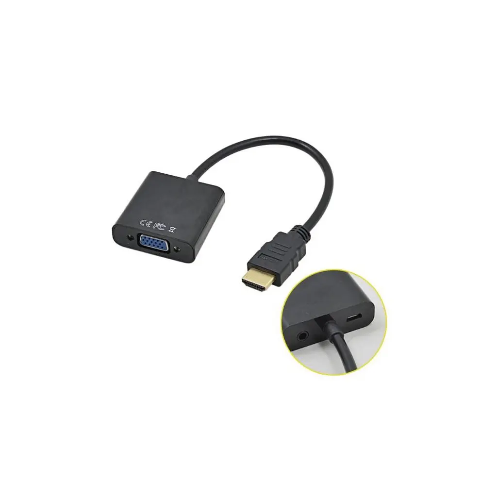 Переходник ST-Lab HDMI male to VGA F (с кабелями аудио и питания от USB) (U-990) - фото 7