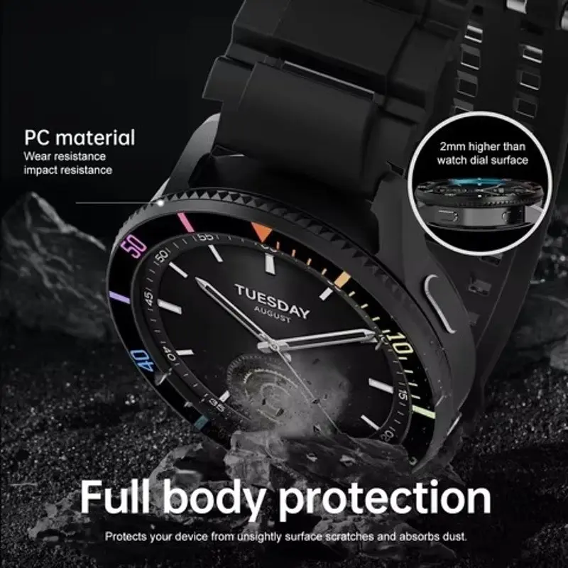 Безель Sikai для смартгодинника Xiaomi Watch S3/S4 Multicolor - фото 6