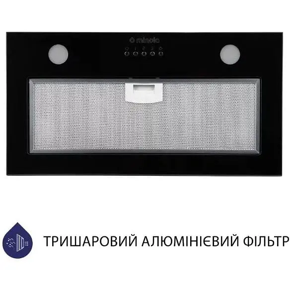Вытяжка встроенная Minola HBI 5262 BL Glass 700 LED - фото 7