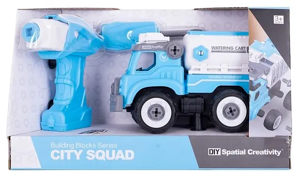 Конструктор DIY Spatial Creativity Цистерна, голубой (CJ-1379193) - фото 4