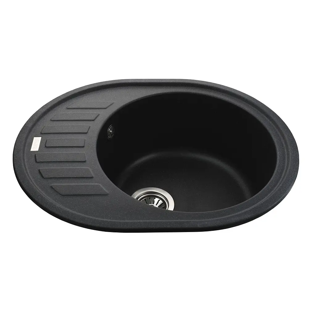 Гранітна мийка Globus Lux Arno графіт 620х500мм-А0001 - фото 3