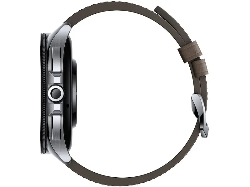 Смарт-годинник Xiaomi Watch 2 Pro Bluetooth Silver Case with Brown Leather Strap (BHR7216GL) - фото 5