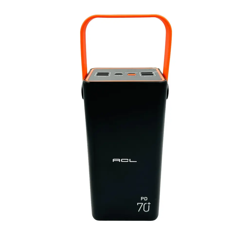 Универсальная зарядная батарея ACL PW-52 70000mAh с быстрой зарядкой 22.5W + прожектор + ручка для переноски - фото 4