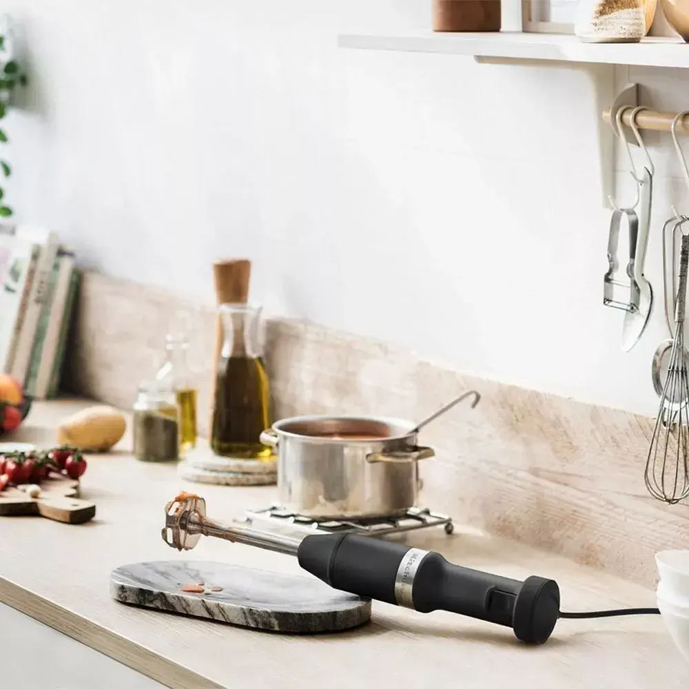Блендер KitchenAid 5KHBV83EBM занурювальний з аксесуарами матовий чорний - фото 5