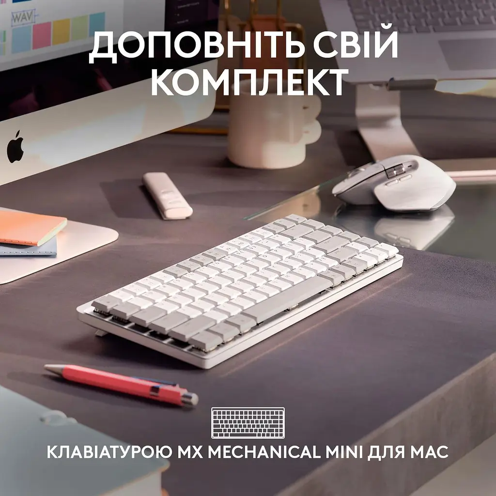 Бездротова миша Logitech MX Master 3S for Mac Performance Wireless Pale Grey (910-006572) - фото 9