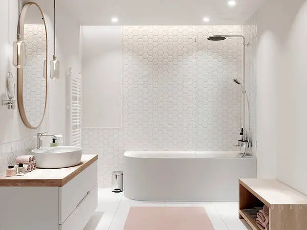 Душова система Hansgrohe Pulsify Showerpipe для ванни 260 1jet з термостатом Chrome 24230000, Хром - фото 3