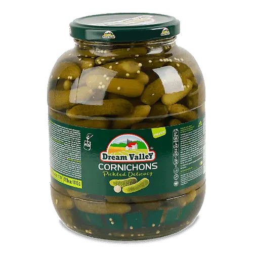 Корнішони Dream Valley Cornichons Pickled Delicacy 1415 мл