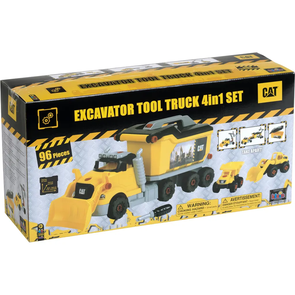 Набір іграшкових вантажівок Klein Cat 4 в 1 (3252) - фото 14