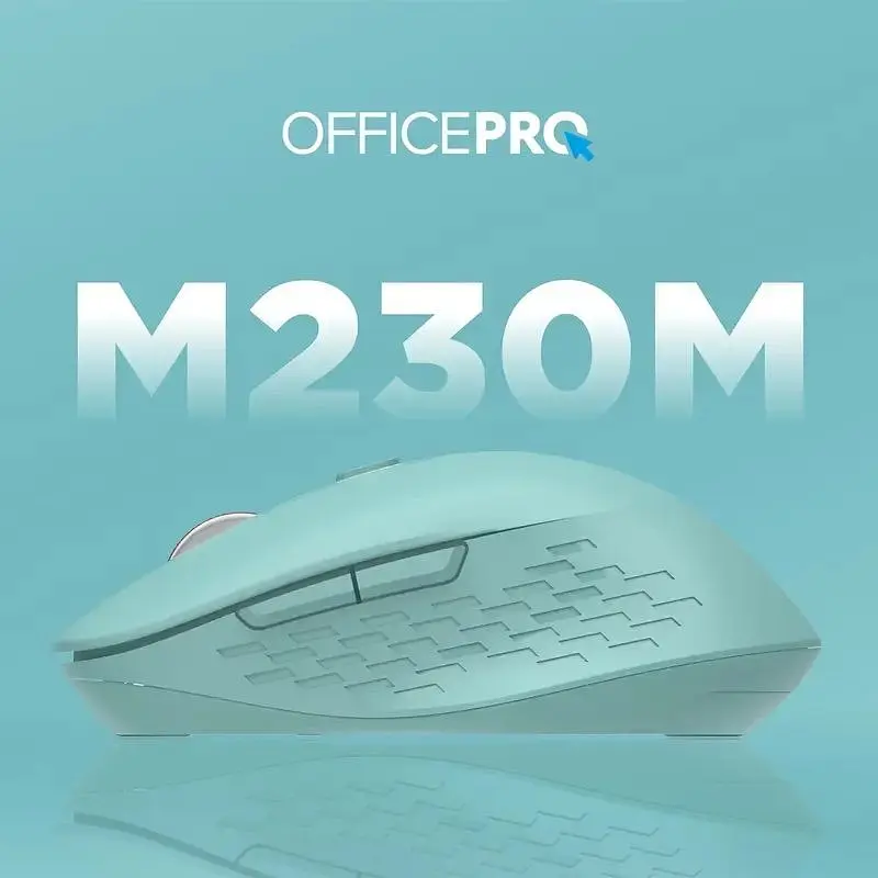 Миша OfficePro Wireless зелена (M230M) - фото 15
