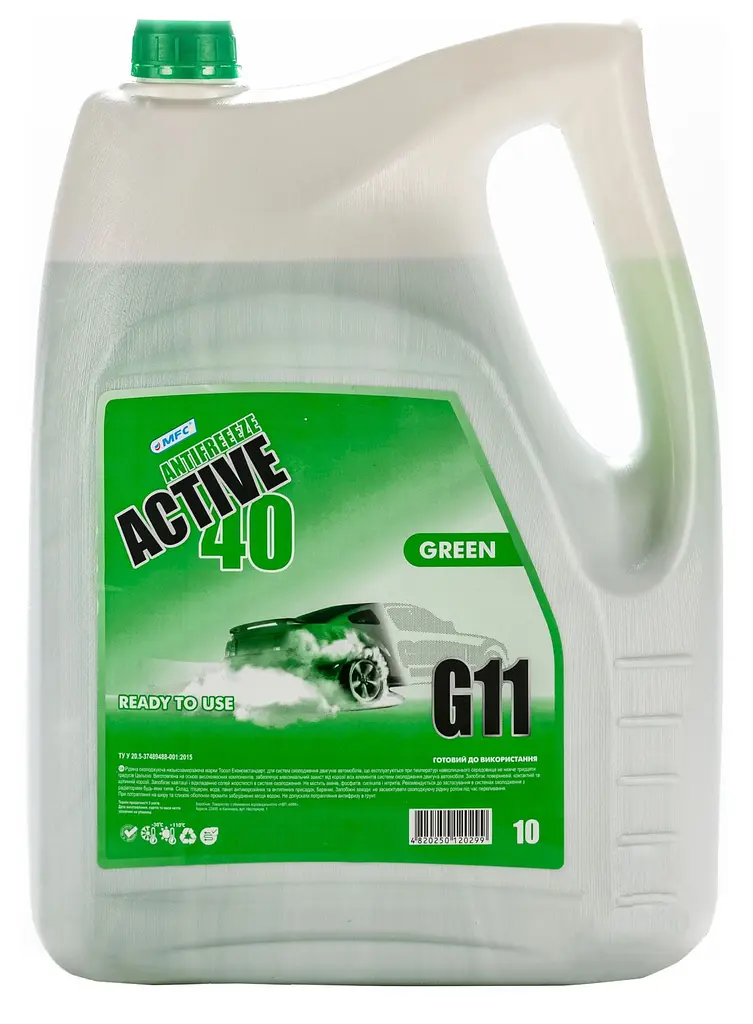 Антифриз Active Green G11 -32 ° C зелений 10л - фото 2