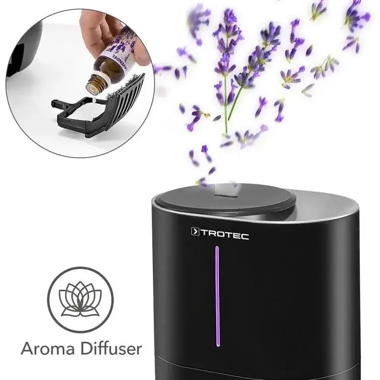 Зволожувач повітря ультразвуковий Trotec B 2 E Black (1160000051) - фото 3