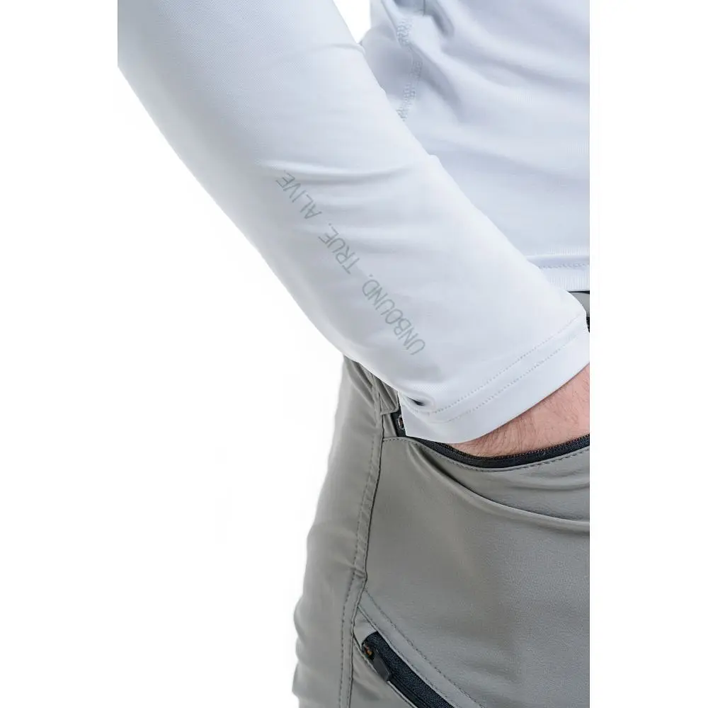 Мужская футболка Turbat Hike Lite LS Man XXL Светло-серый - фото 4