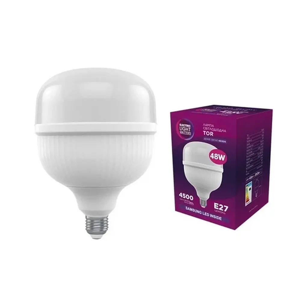 Лампочка ELM TOR 48W PA20S E27 4000 (18-0200)