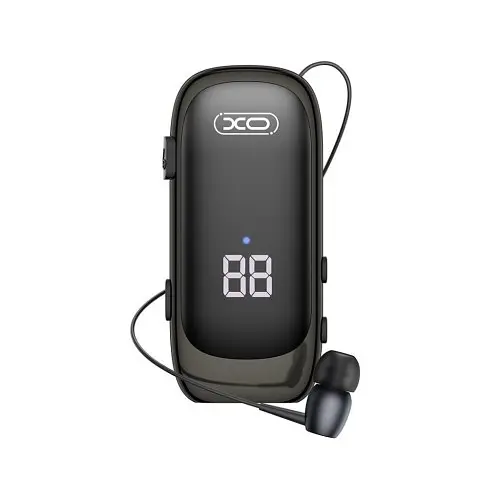 Блютуз гарнітура XO BE51 Lavalier Stretch Чорна