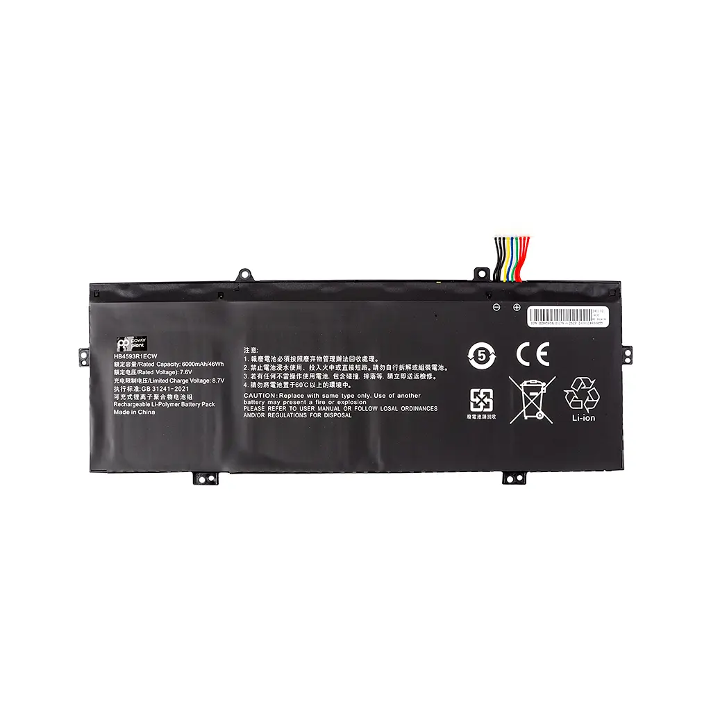 Акумулятор для ноутбука HUAWEI Matebook 14" KPL-W00 (HB4593R1ECW) 7.6V 6000mAh PowerPlant (NB400157)