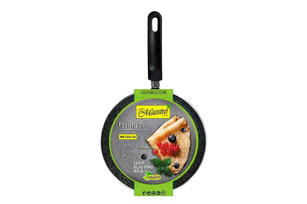 Сковорода млинна антипригарна Maestro 24 см MR-1221-24 алюміній - фото 5