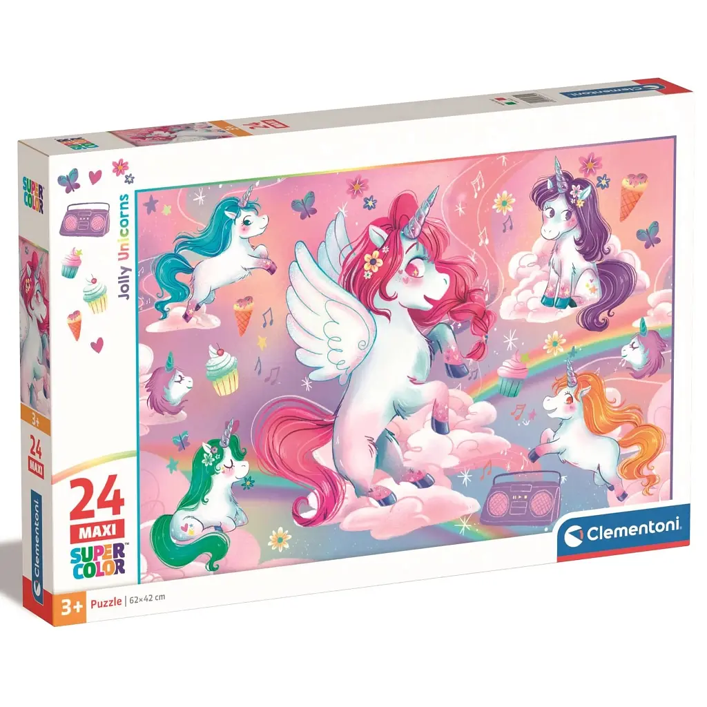 Пазл Clementoni Maxi Jolly Unicorns 24 елементи (28525)