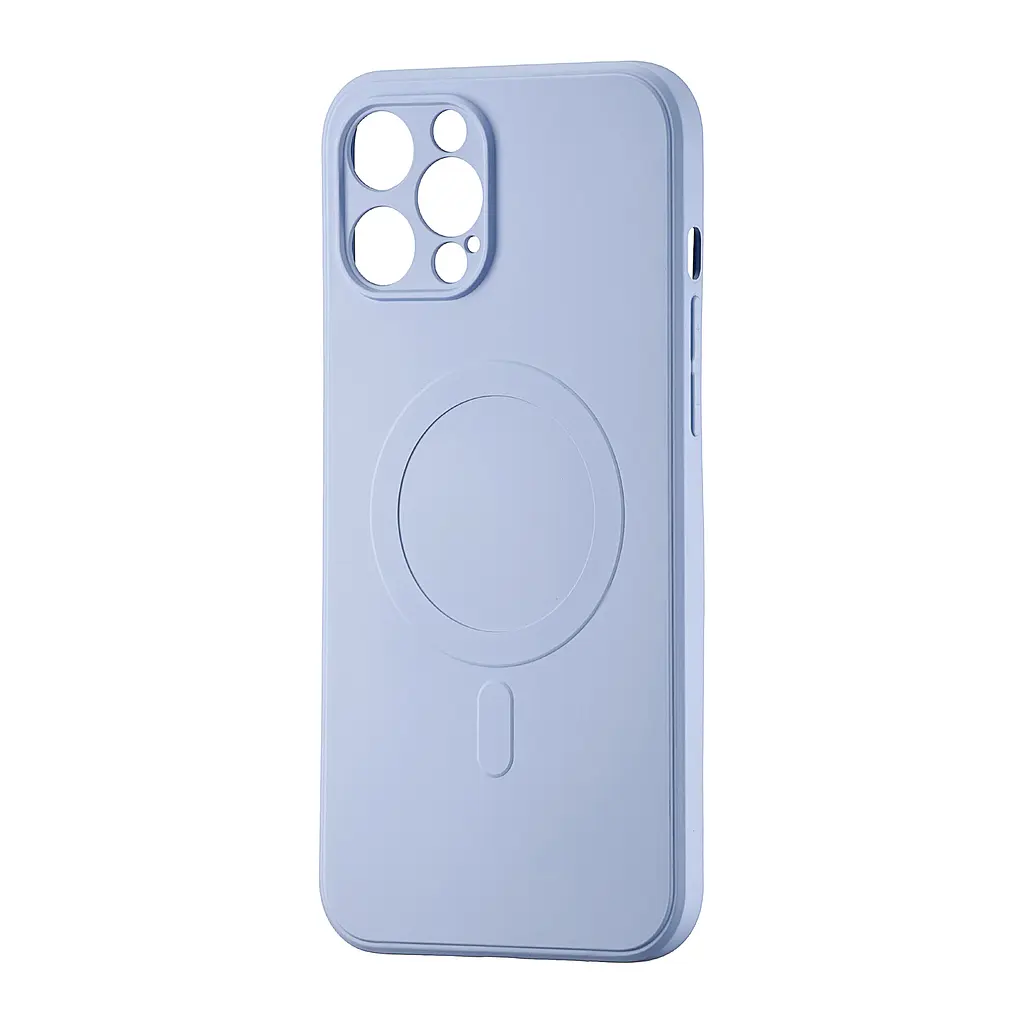 Чохол TPU with MagSafe Protected Camera iPhone 12 Pro Max Lilac