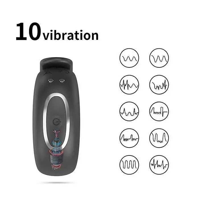 Ерекційне кільце вібраційне We-vibe Pivot для відтермінування еякуляції Чорний - фото 5