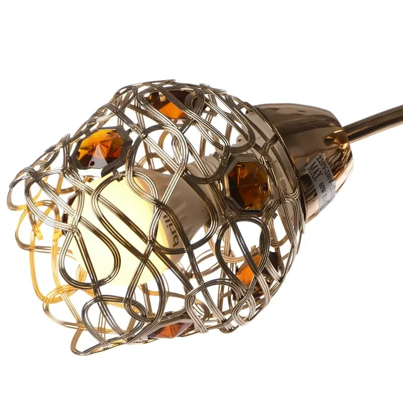 Люстра потолочная Brille флористика E14 60W G (LK-159S/5) - фото 5