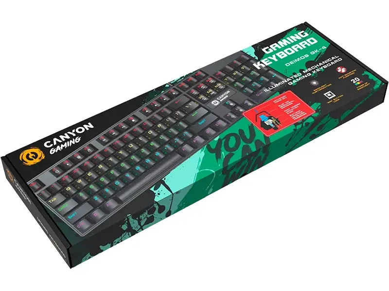 Клавіатура Canyon Deimos GK-4 Rainbow LED (CND-SKB4-US) - фото 3