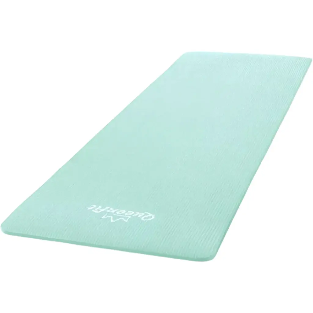 Коврик для фитнеса и йоги Queenfit NBR 1.5 см бирюзовый - фото 4