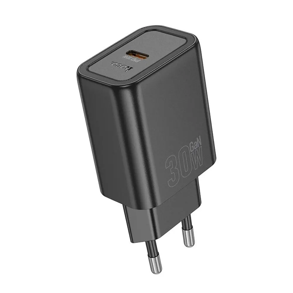 Зарядний пристрій Hoco N62 Type-C PD 30W чорний - фото 3