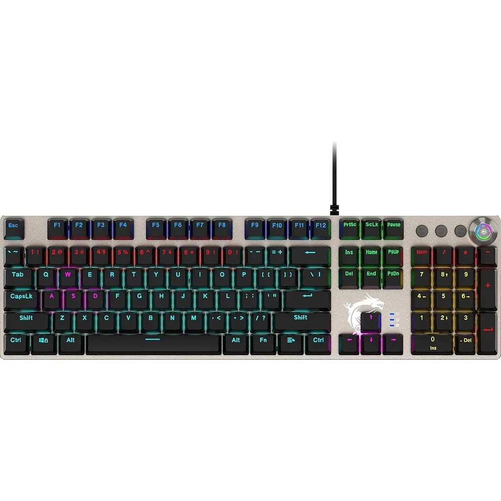 Клавіатура MSI Forge GK310 Red Switch Black UA [122964] - фото 3