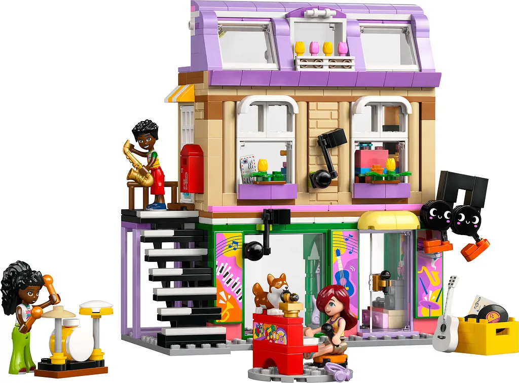 Конструктор LEGO Friends Музична крамниця і квартира 483 деталі (42653) - фото 5