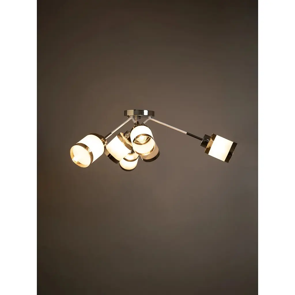 Люстра Brille LK-734C/6 E27 WH+CH - фото 3