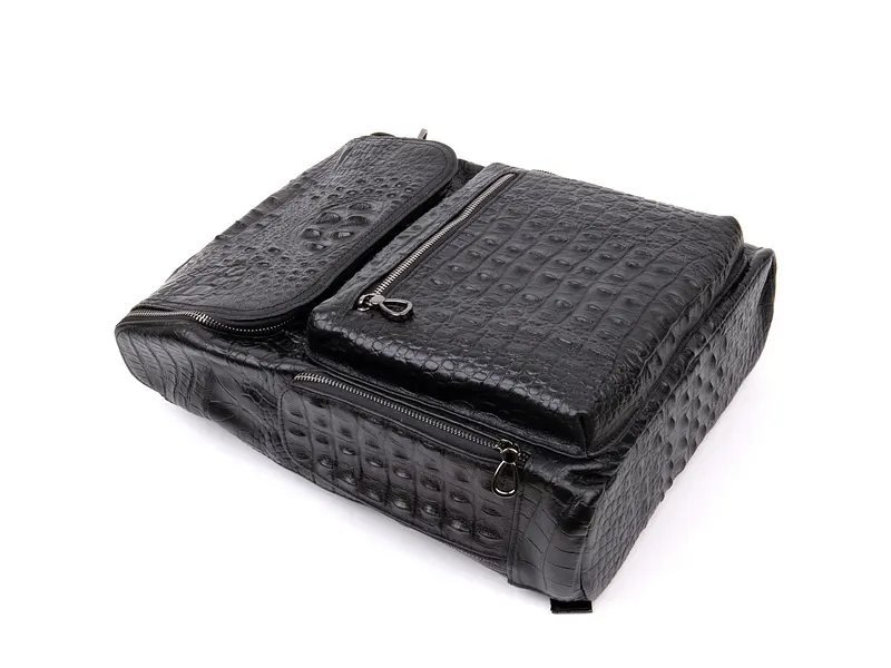 Рюкзак під рептилію шкіряний Vintage 30х37,5х9 см sum0013913 - фото 6