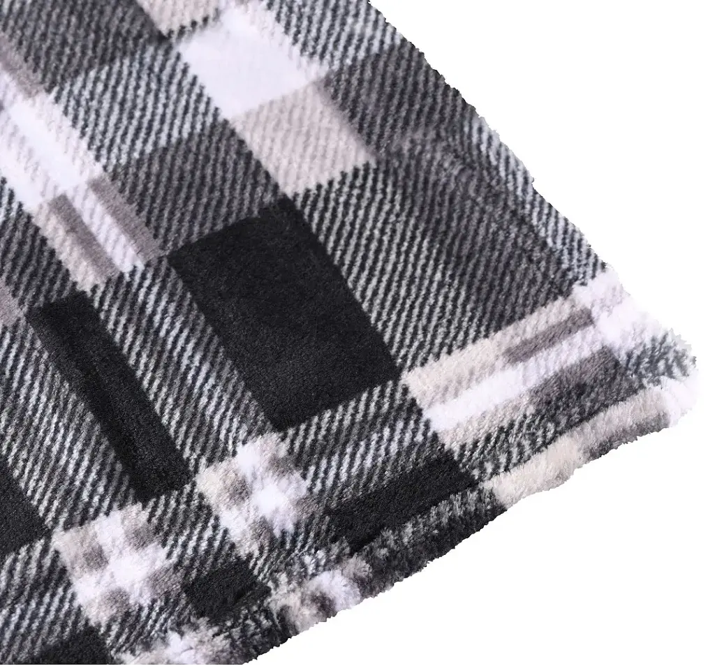 Плед Ardesto Flannel 220х200 см клітинка сірий (ART0102PB) - фото 3