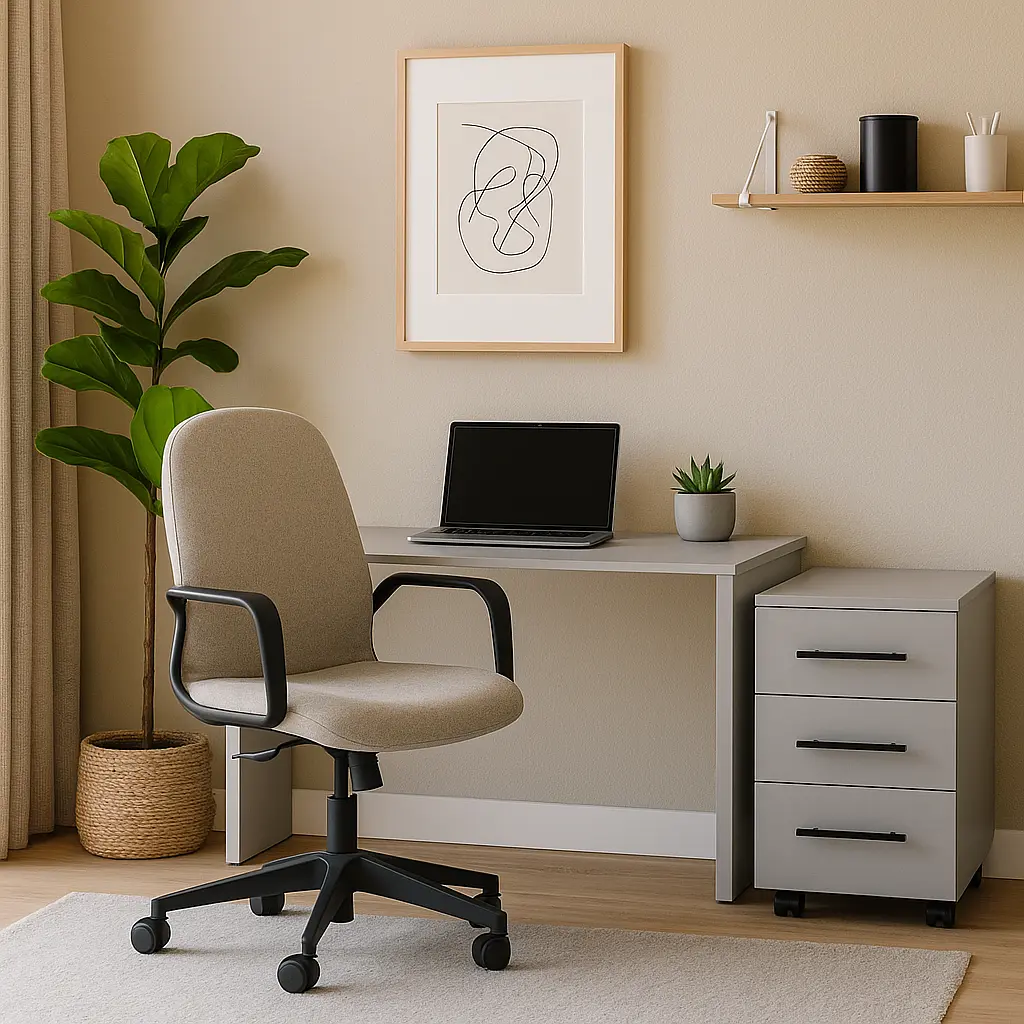 Тумба мобильная ОП-401 Orange-Line 406х423х584 Серая мышка - фото 3