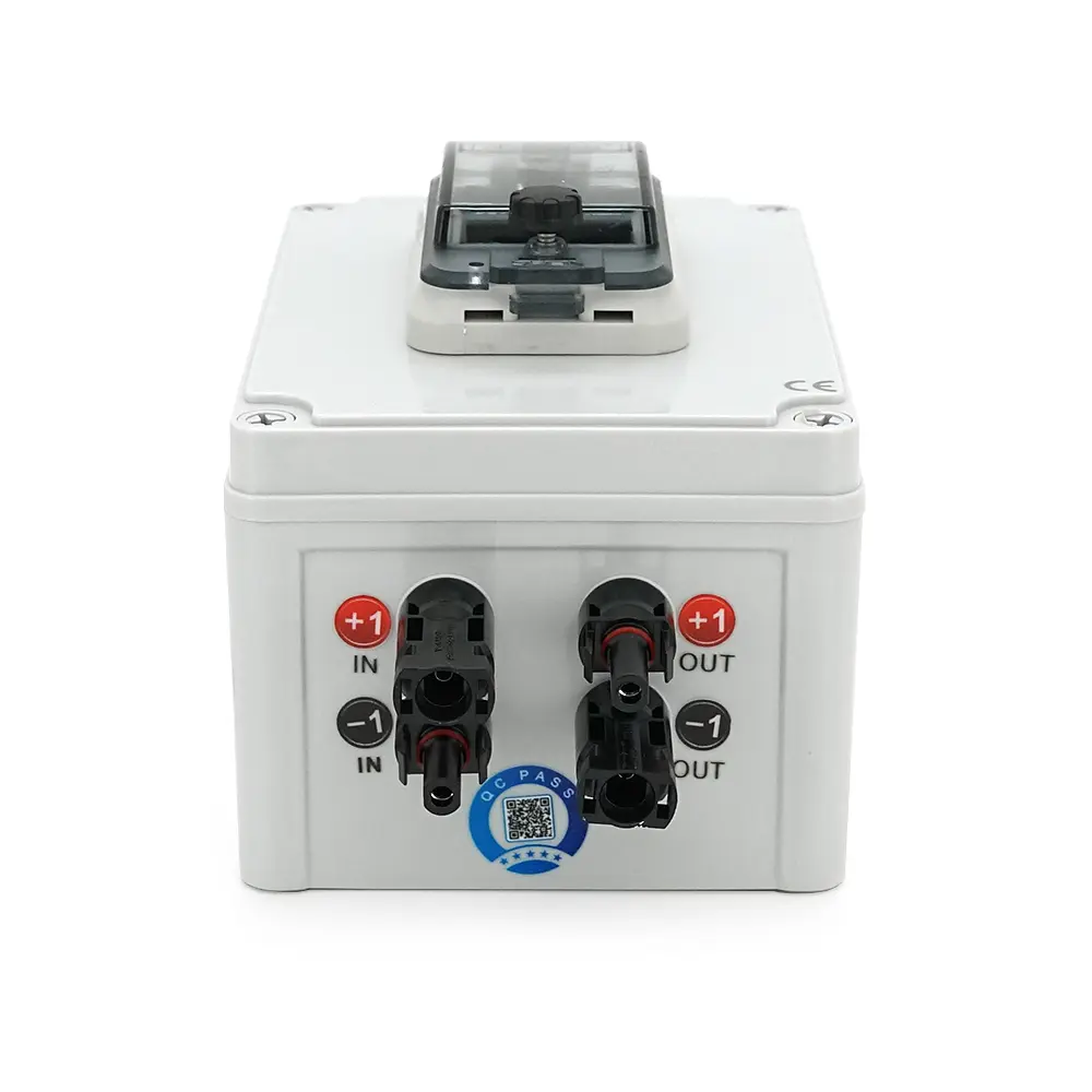 Вимикач навантаження постійного струму для сонячних систем YR1-1 550V 32A IP66 підключення знизу - фото 2