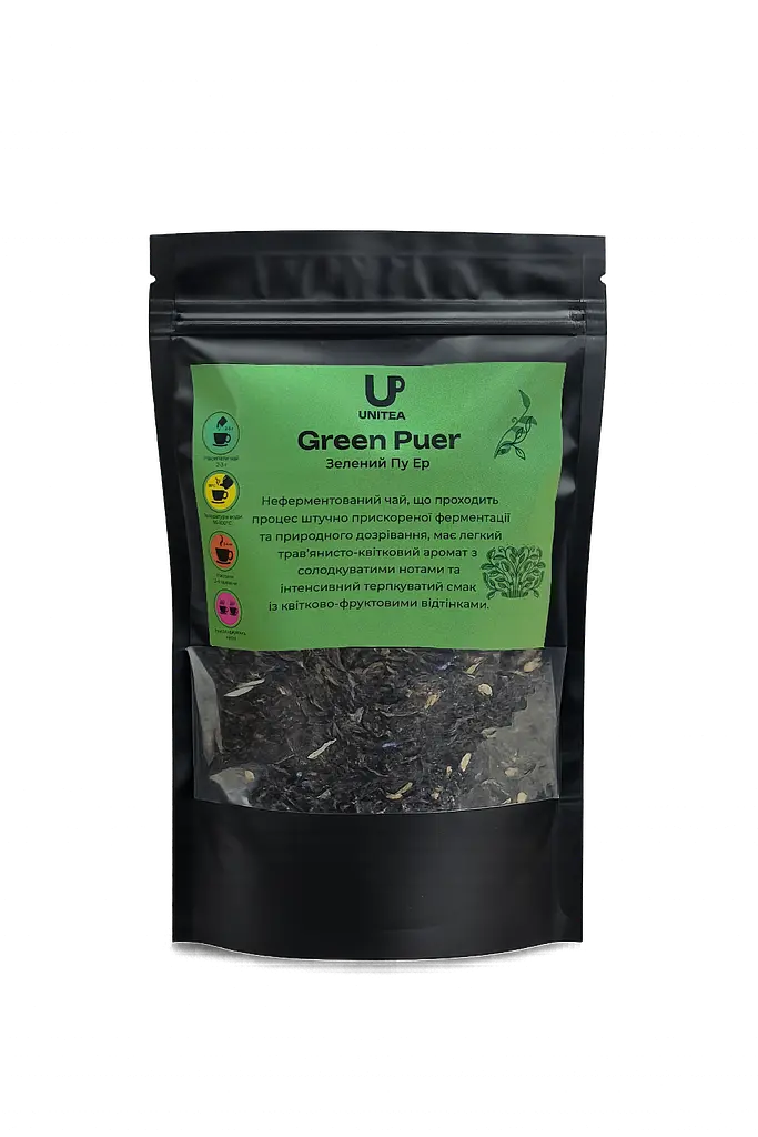 Чай розсипний UNITEA Пуер зелений (Green Puer) 100 г