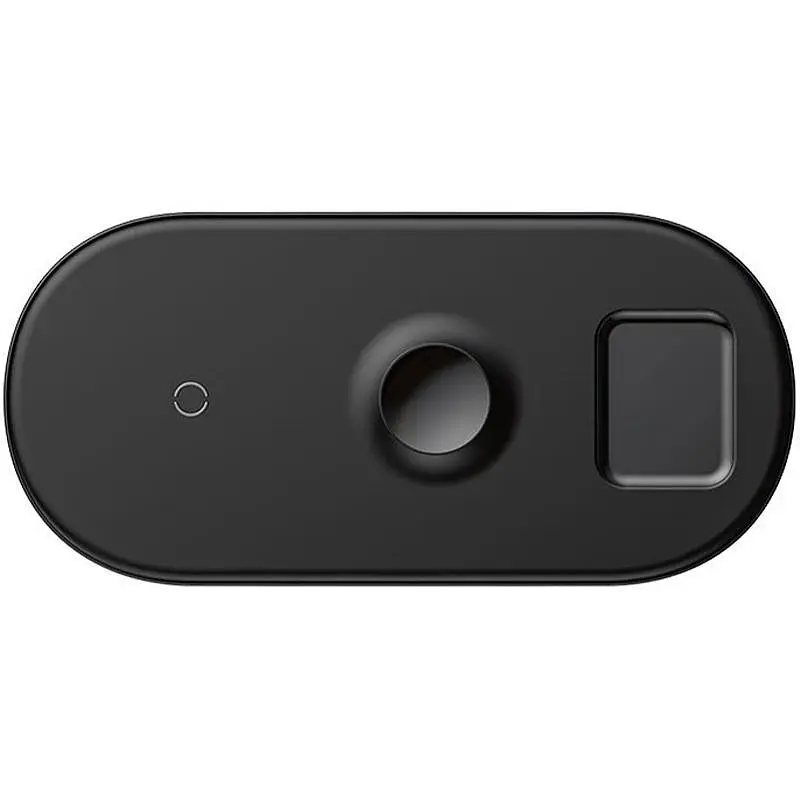 Бездротовий зарядний пристрій Baseus Smart 3 в 1 (Phone + Watch + Pods) 18W WX3IN1-B01 Black - фото 4