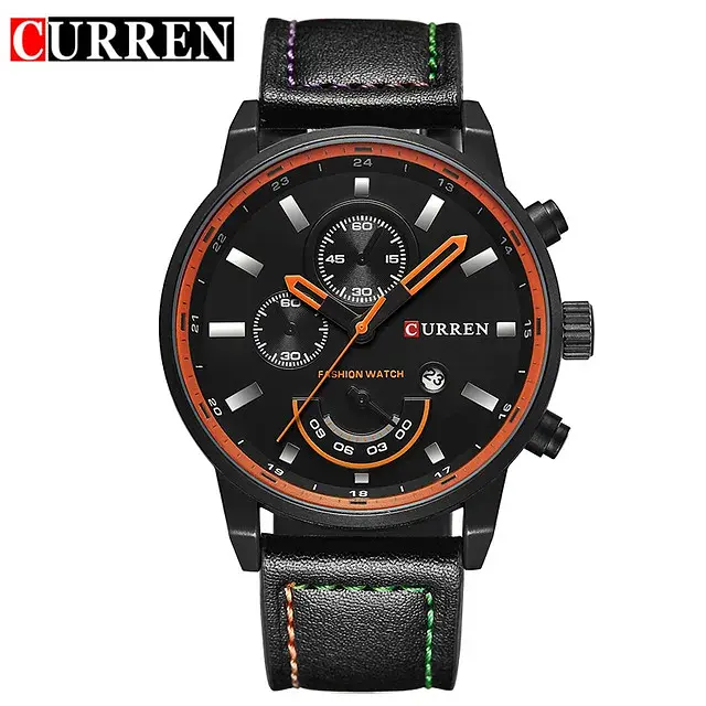 Часы наручные Curren 8217 Black (18684) - фото 2