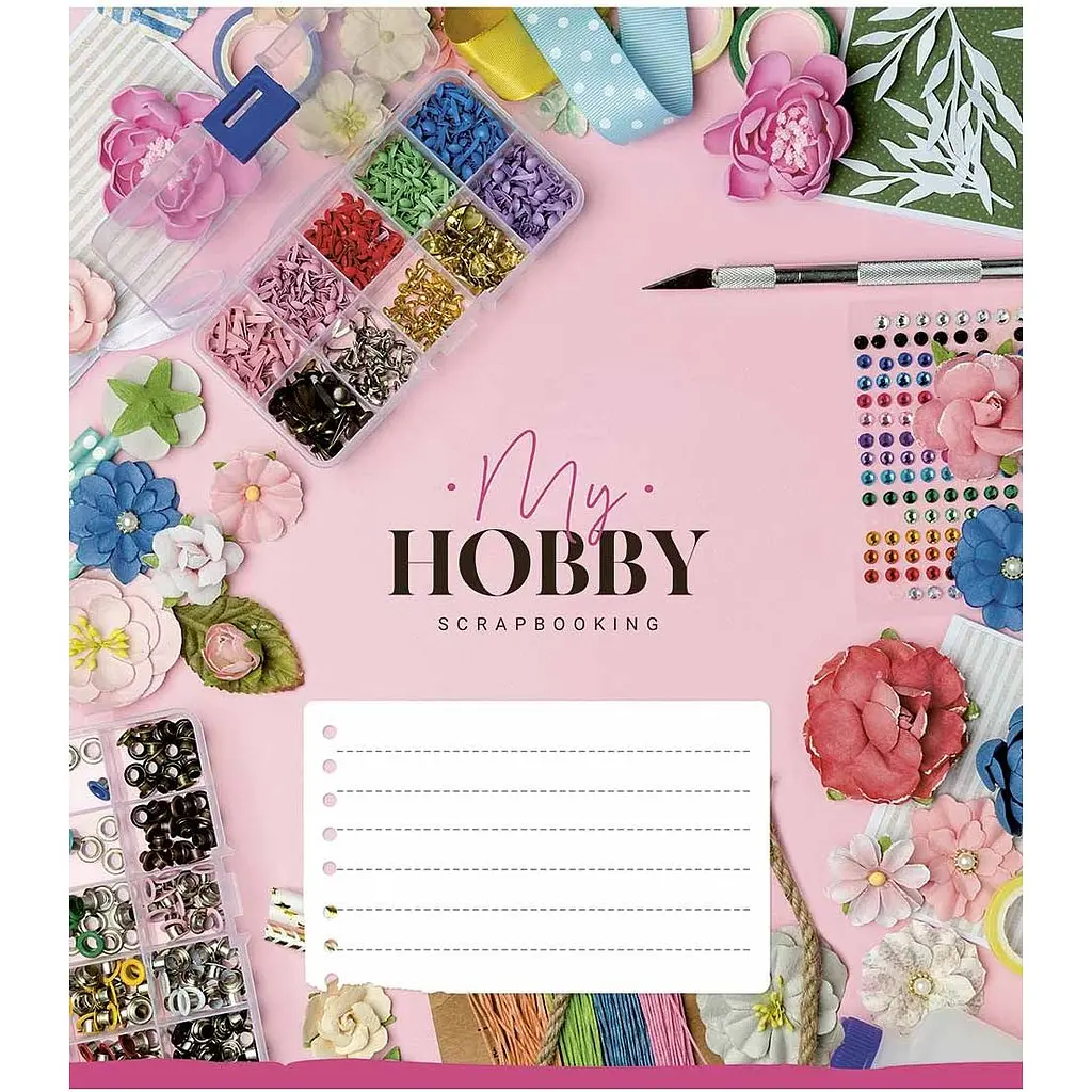 Зошит учнівський Школярик My hobby, в лінію, 18 аркушів, ВД-лак, 25 шт. (018-3215L) - фото 2